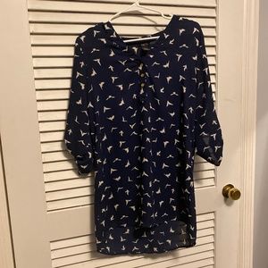 Rue 21 3/4 sleeve long blouse